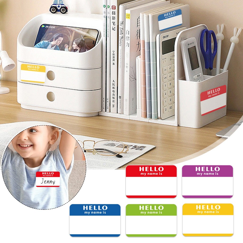 

1 Roll Stiker Graffiti Isi 300 Hello My Name Is Sticker Name Tag Labels Stiker Marker Indeks Notes Memo Tulisan Tangan