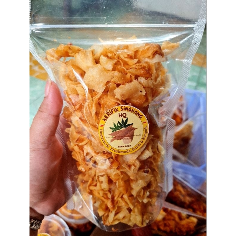 

Keripik Singkong Pedas Manis dan Ori