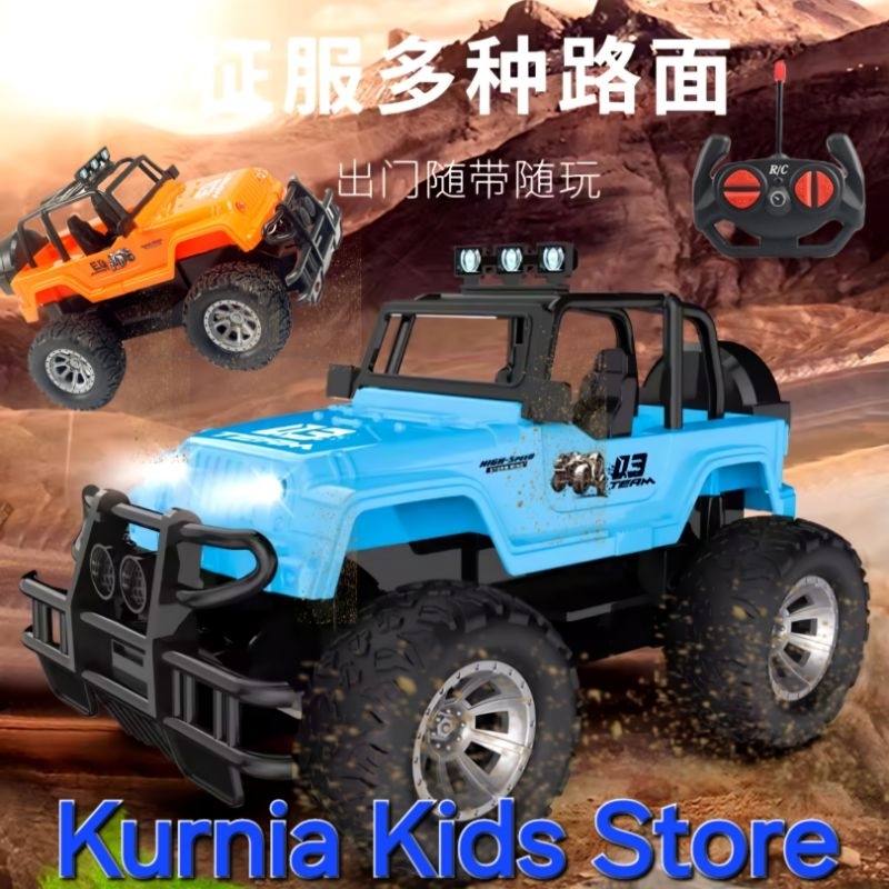 Mainan Mobil Remote Control Off Road Power Speed Ada Musik Charge RC R/C