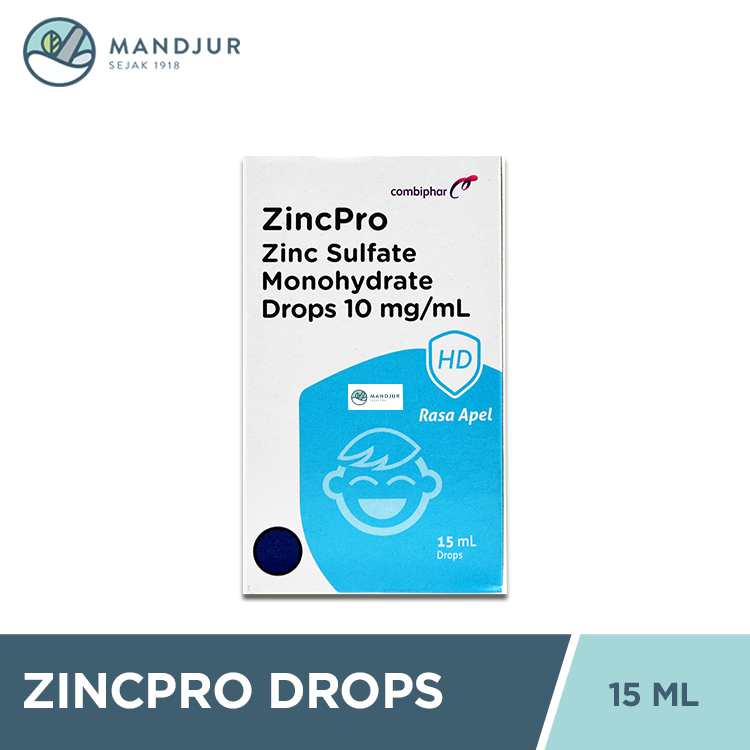 ZincPro Drop 15 mL - Pelengkap Pengobatan Diare Anak
