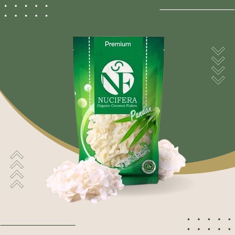 

Nucifera Coconut Flakes Pandan 80gr
