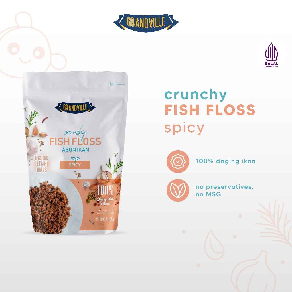

Grandville Abon IKAN Crunchy Single Pack Spicy