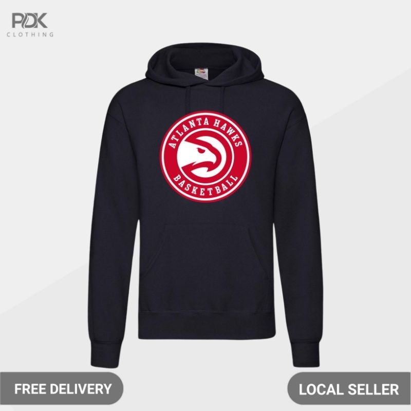 Hoodie Sweater Basketball Atlanta Hawks Logo