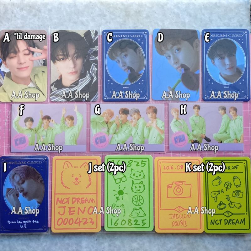 Ready (GET DISC 2k-5k) Jeno Photocard Official Deco Sticker Hot Sauce Selca JN Photopack PP SG21 Kon