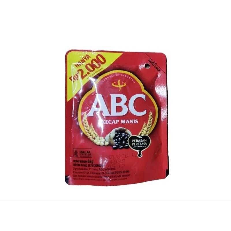 

ABC Kecap Manis Refill Pouch Kecil 62g