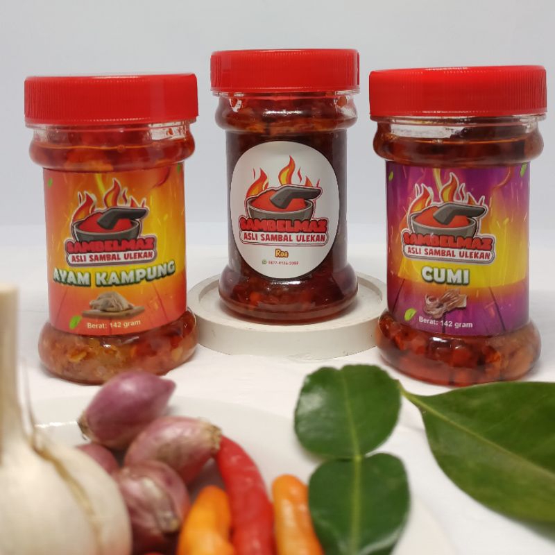 

Bundling Sambal Cumi Ayam Kampung Roa
