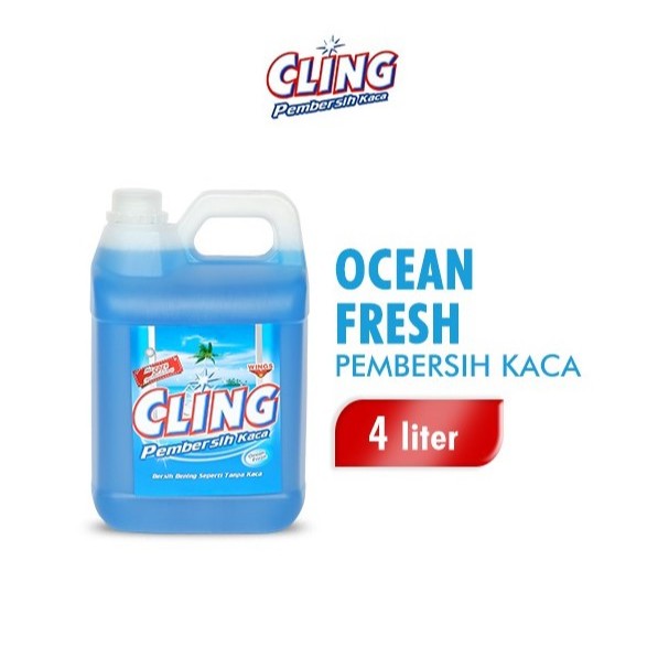 CLING Cairan Pembersih Kaca 4 Liter 4L