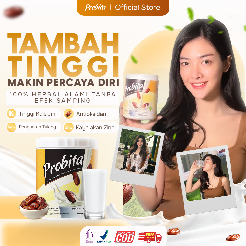 

PROBITA - Susu Kurma Peninggi Badan Untuk Remaja & Dewasa - 300gr