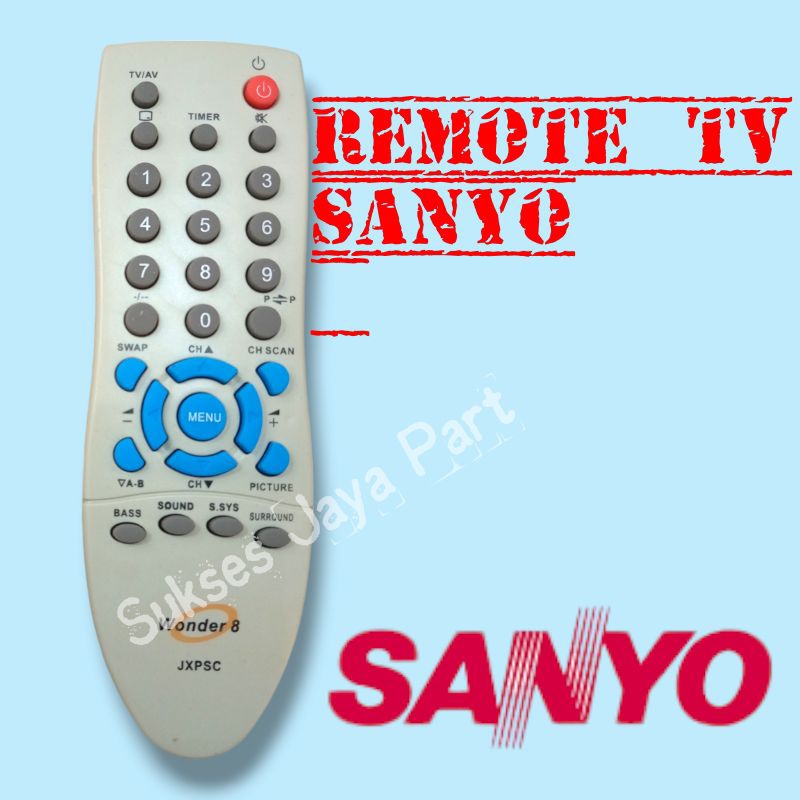 Remote TV Sanyo tabung