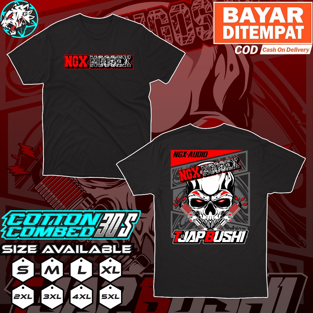 Kaos NGX NGOSEK Tjap Busi 2024 Baju NGX Nanda Audio Terbaru