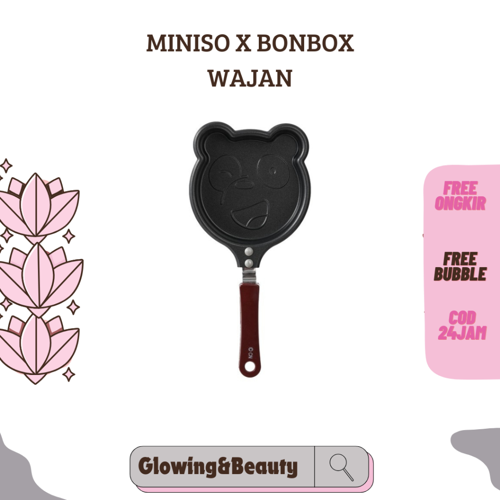 MINISO X WE BARE BEARS WAJAN KARAKTER / TEFLON KARAKTER