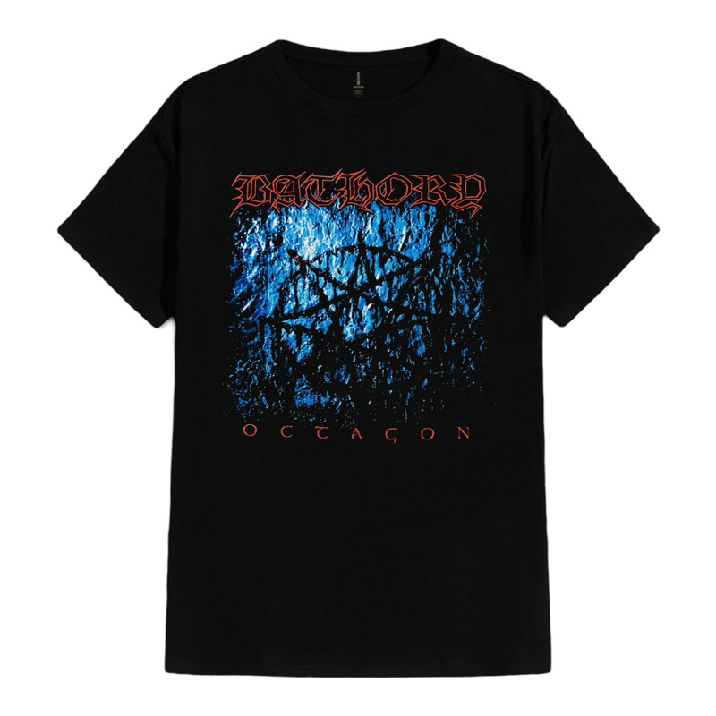 T-SHIRT / KAOS BAND OFFICIAL BATHORY - OCTAGON