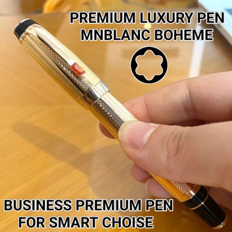 

Ballpoint Premium Luxury MONBLNC BOHEME Lengkap Dengan Box Exlusive