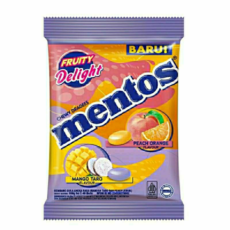 

Permen Mentos fruity delight 2 bks x 121,5 g