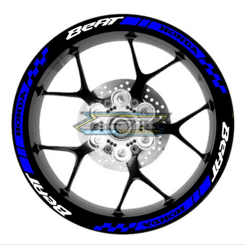 sticker lis velg motor beat cutting sticker velg beat