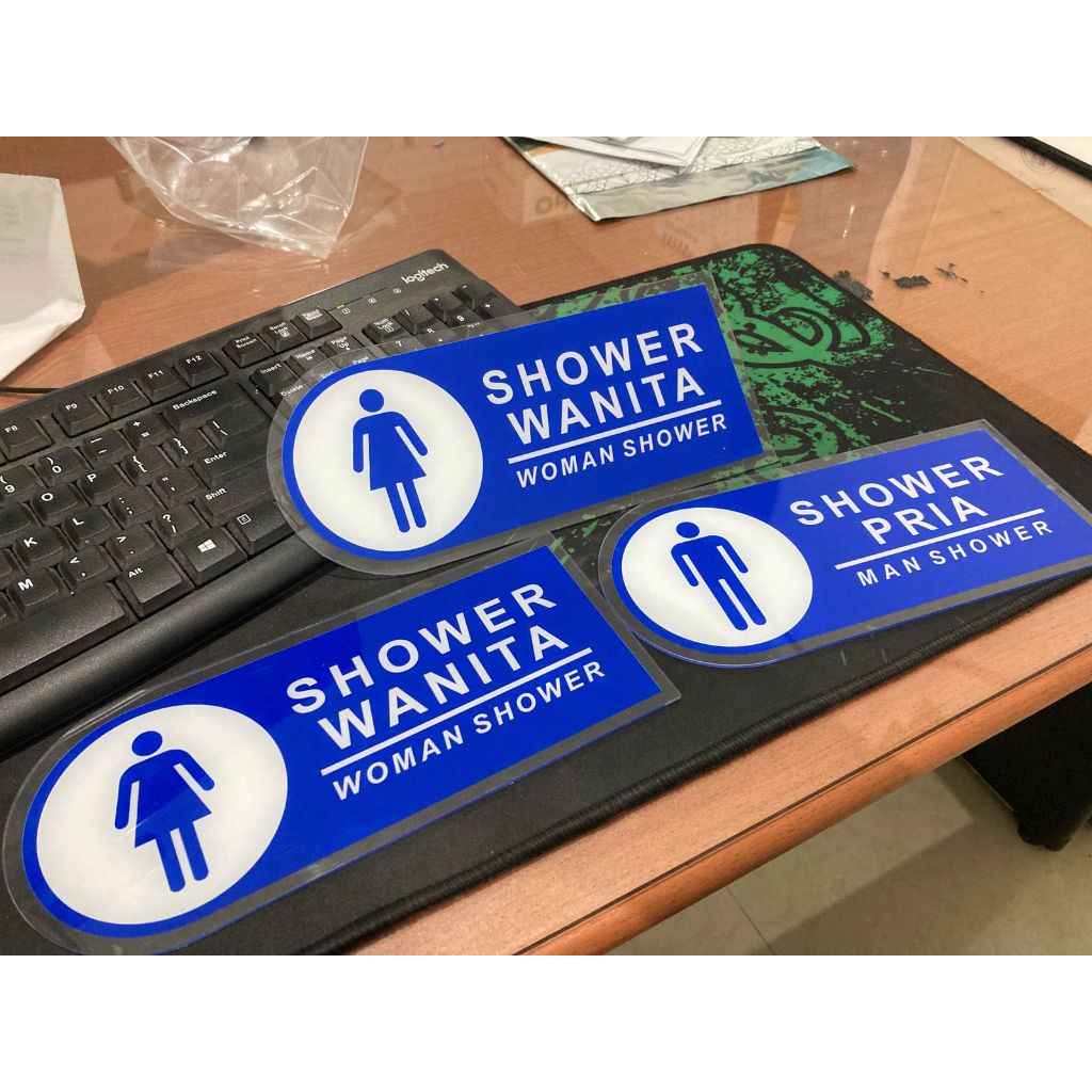 

A48 - Akrilik Toilet Series - Shower Pria & Wanita