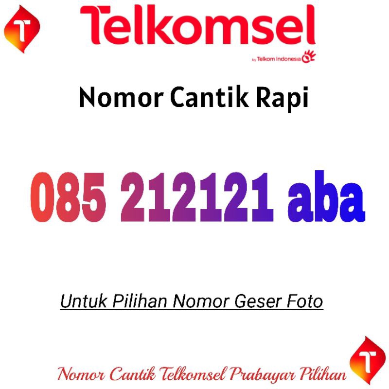 nomor cantik telkomsel internet sakti/combo sakti 212121