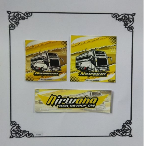 

Stiker Msm Nirwana v4 vinil anti air ori