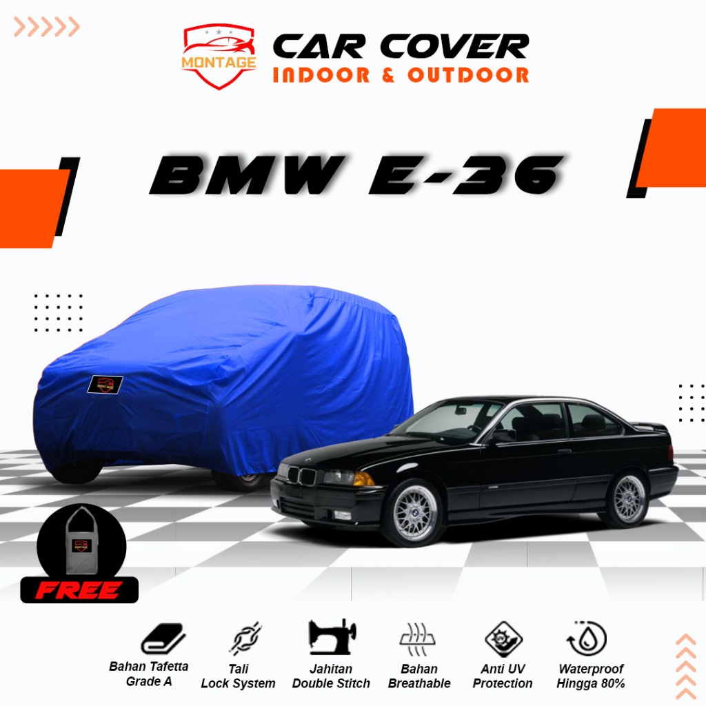 Body Cover Mobil BMW E36 / Sarung Mobil BMW E36 / Tutup Selimut Mantel Penutup Mobil Sedan BMW E36