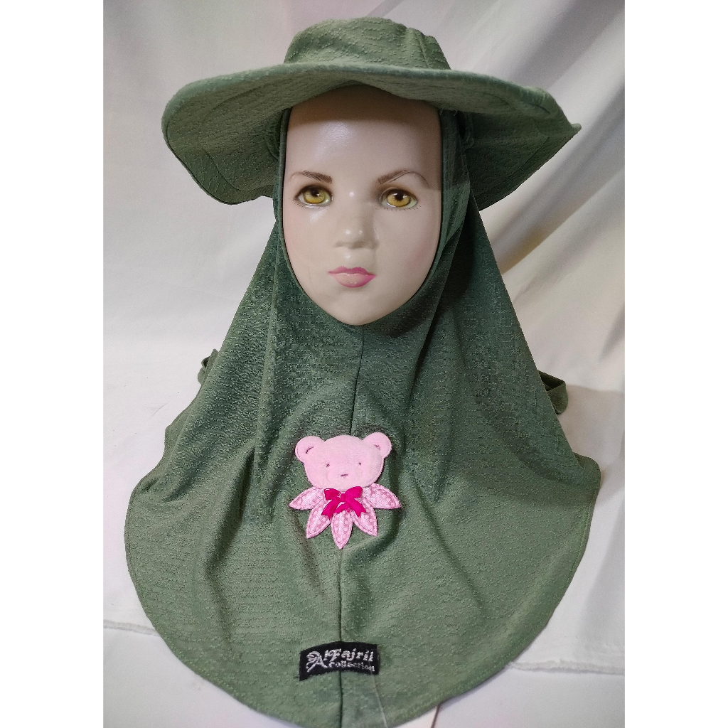 HIJAB TOPI ANAK BAYI DAN ANAK | KIDS JILBAB INSTAN KEKINIAN