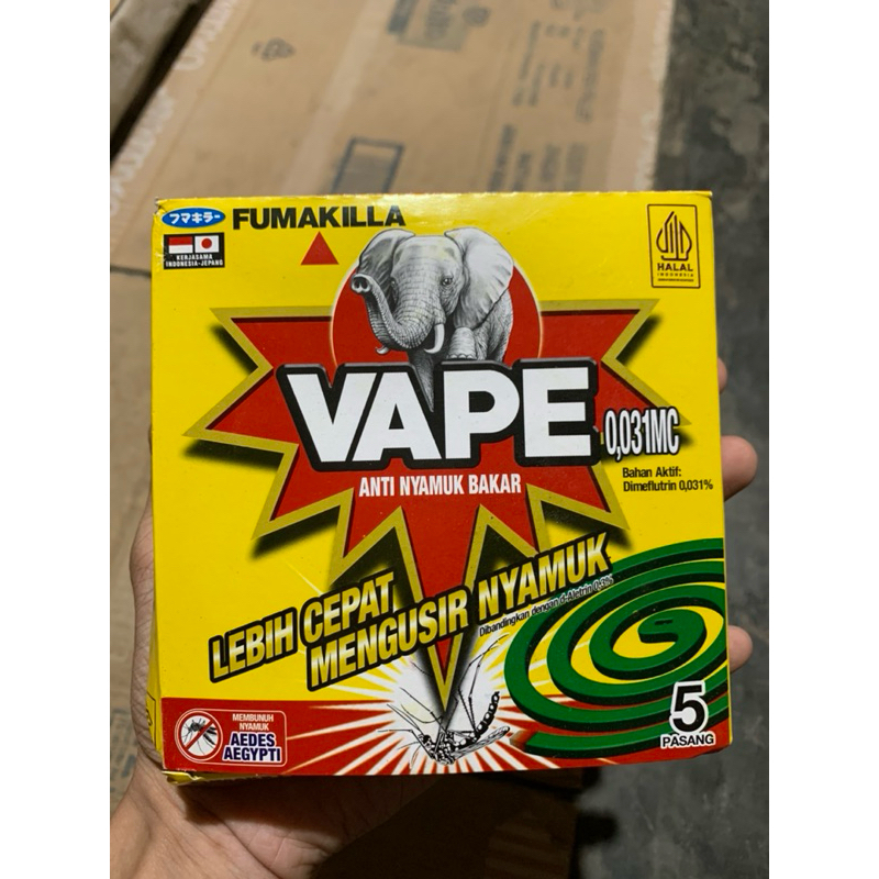 Anti Nyamuk Bakar Vape Ukuran Kecil & Ukuran Jombo