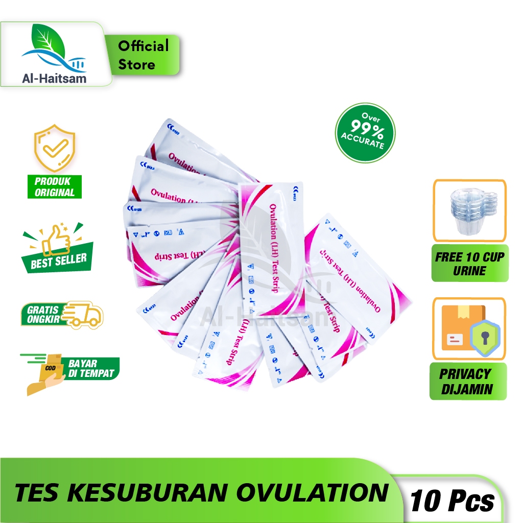 Alat Tes Kesuburan Wanita Ovulation LH Test Tespeck Kesuburan Wanita Masa Subur