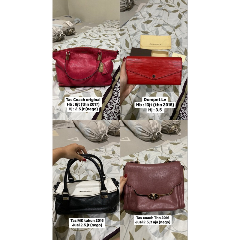 PRELOVED TAS DAN DOMPET BRANDED