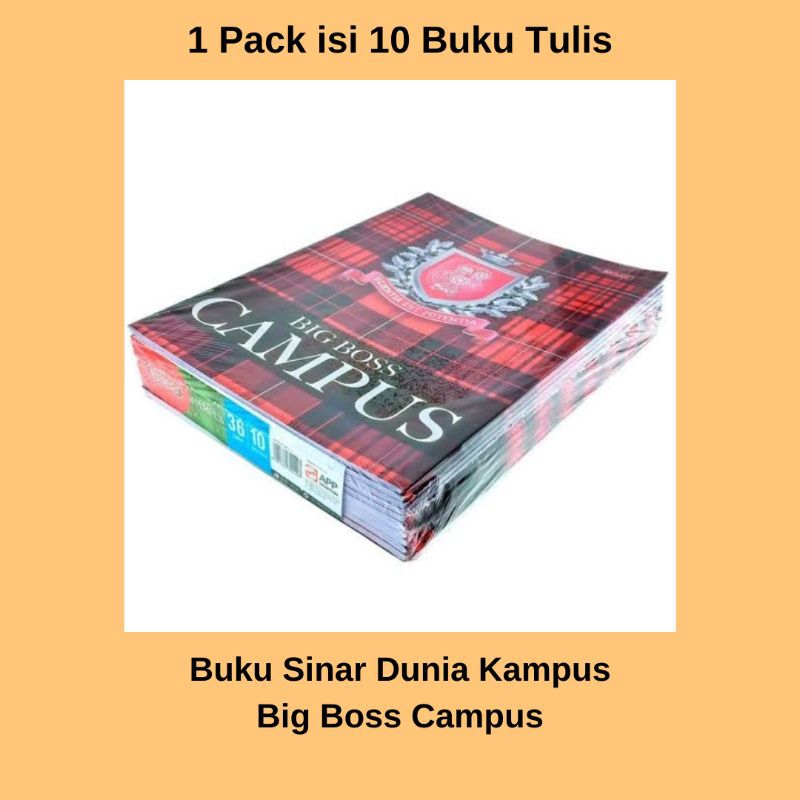 

Buku Tulis Big Boss Campus Isi 10 pcs 50 Lembar