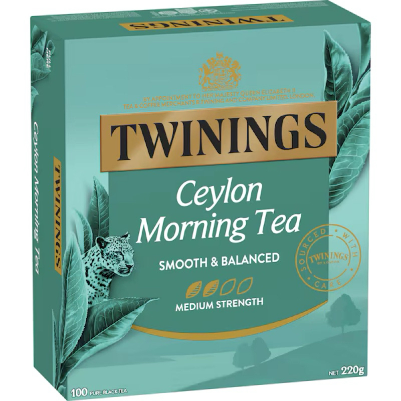 

Twinings Ceylon Morning Tea Bags 100 Pack - Australia