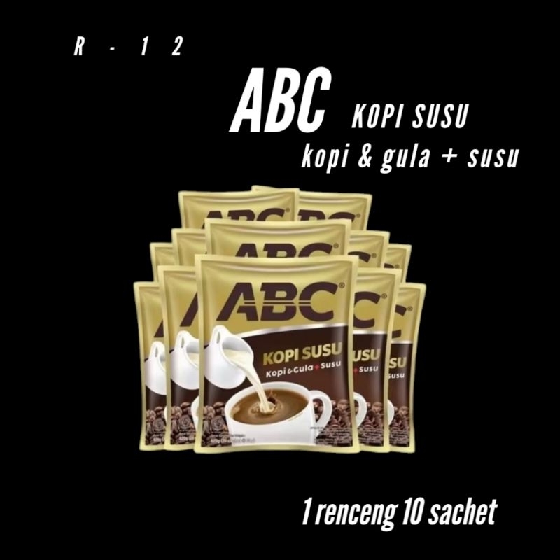 

KOPI ABC SUSU 1 RENCENG ISI 10 SACHET KOPI GULA & SUSU