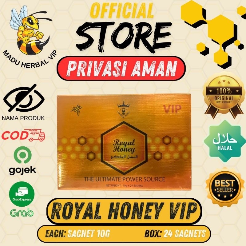 

royal honey vip original 1 box 24 Sachet