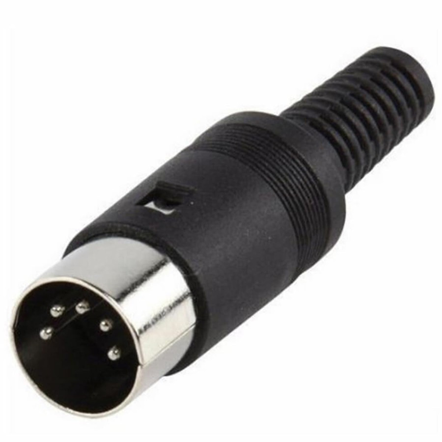 Midi Din 5 Pin Male / Connector Din 5 Pin Male