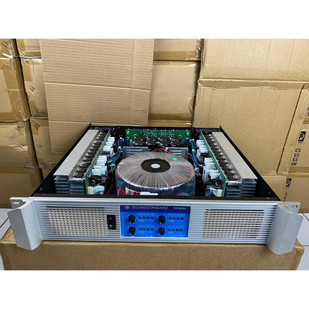 POWER AMPLIFIER SOUNDSTANDAR TD 8004 /TD 10004 /TD 12004 == TD8004 / TD1004 / TD12004