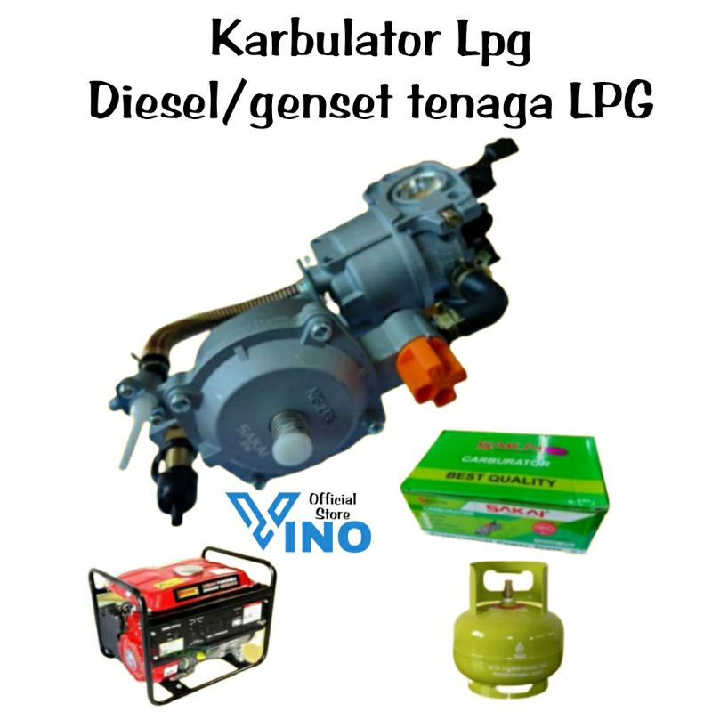 Karburator LPG Honda GX160 GX200 SAKAI - Konverter Gas LPG Efisien dan Ramah Lingkungan