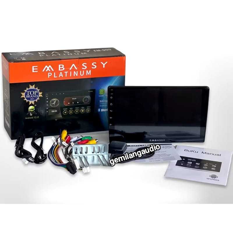 Head Unit Android 7 inch 9 inch 10 inch EMBASSY 2GB+32GB Carplay Android Auto