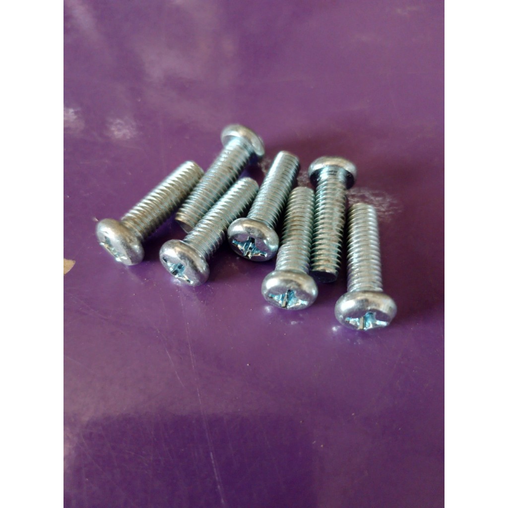 Baut JP M 4x12 /Baut JP M4/Baut Obeng Plus/Baut Plus/(Per 100 pcs)