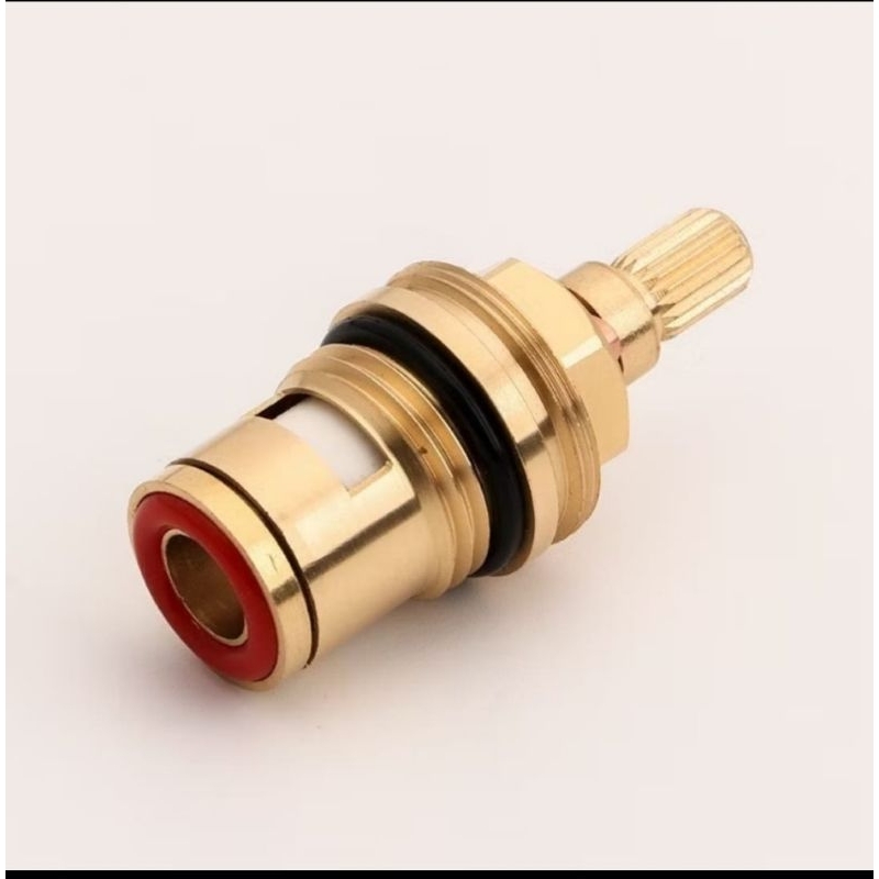 Jantung kran air 50 mm jumbo / spare part kran air tembok dan kran sink leher angsa bahan kuningan a