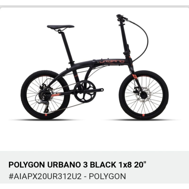 sepeda lipat Polygon Urbano 3