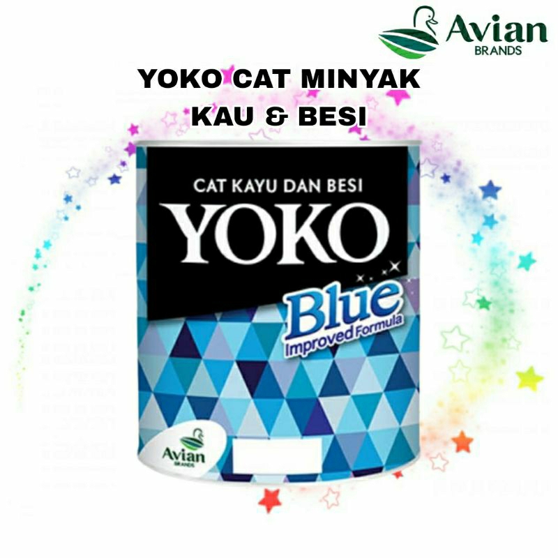 

Cat Yoko Avian / Cat Minyak Kayu Besi Interior - Exterior Glossy