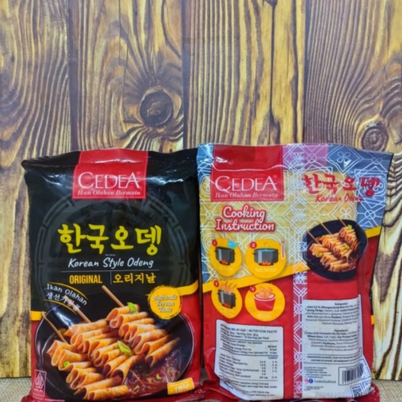 

cedea Korean Odeng spicy dan original 480 gram