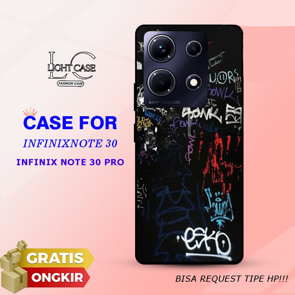 CASE GLOSSY INFINIX NOTE 30 / NOTE 30 PRO dan ALL TYPE SMARTPHONE & ANDROID Bisa request tipe Cassin