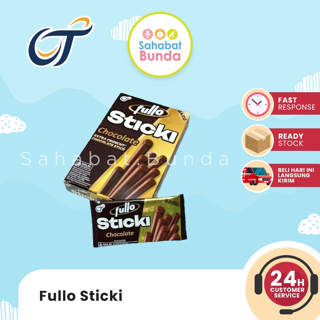 

FULLO Sticki Cokelat 25gr Stick Chocolate Extra Crunchy Stik Murah Isi 3