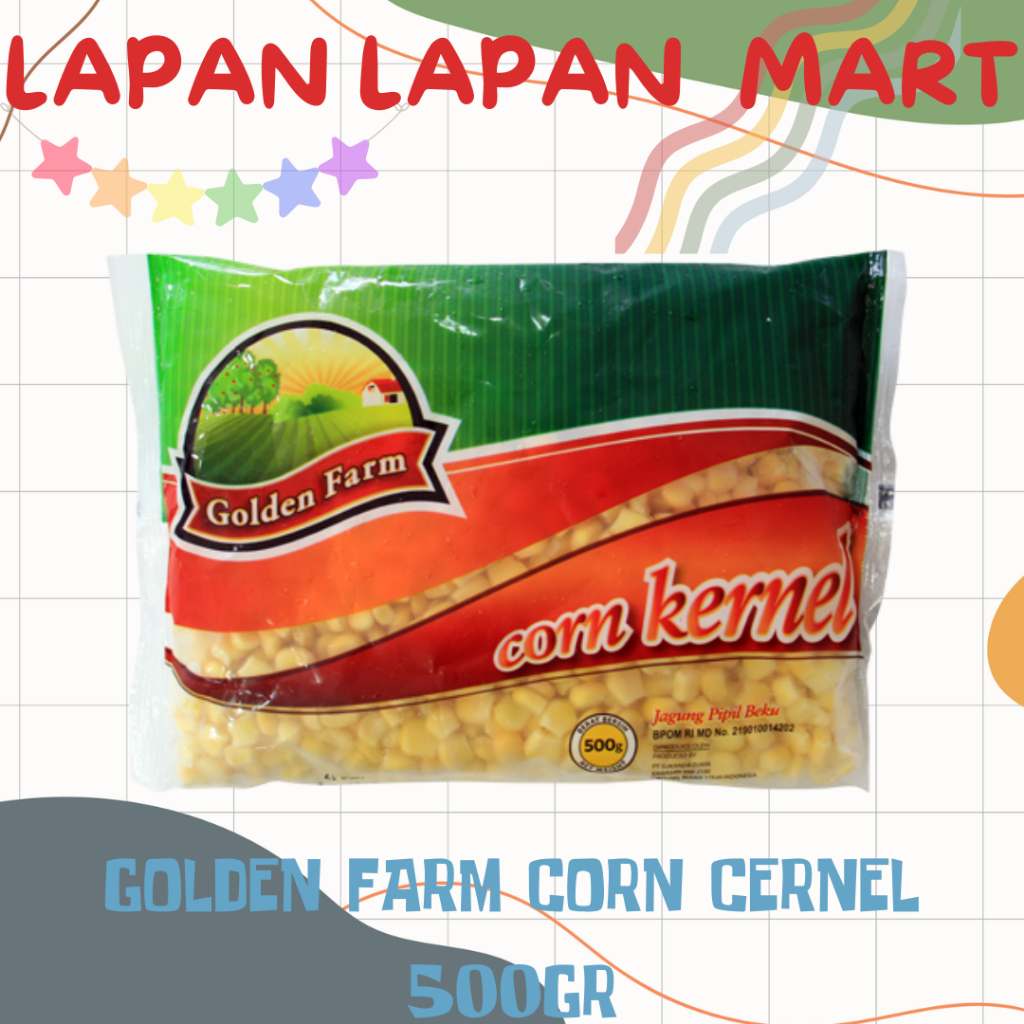 

Golden Farm Corn Cernel 500gr (Jagung Pipil Frozen)