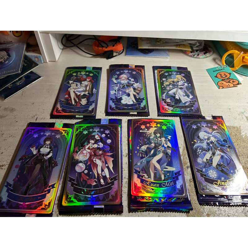 [OFFICIAL] fable of the stars cards honkai star rail hsr - himeko, march 7th, luocha, kafka, sparkle