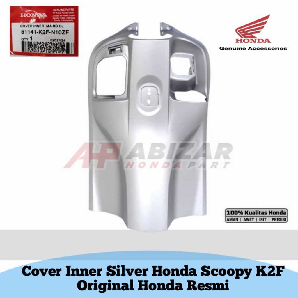 81141-K2F-N10ZF Cover Inner Kontak Dashboard Scoopy eSP K2F Silver Dof Original Honda Resmi