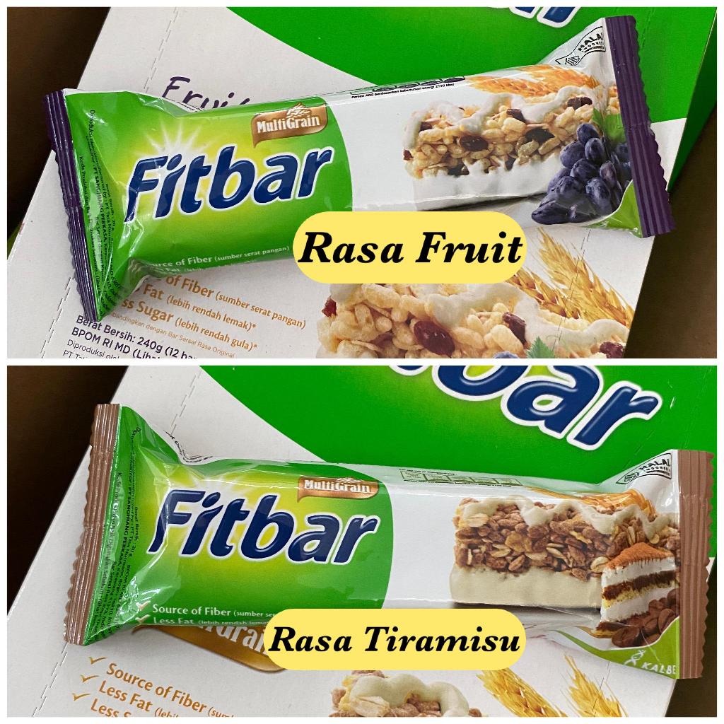 

Fitbar Delight 20gr Multigrain rasa Fruit & Tiramisu by IidMsGlow_store