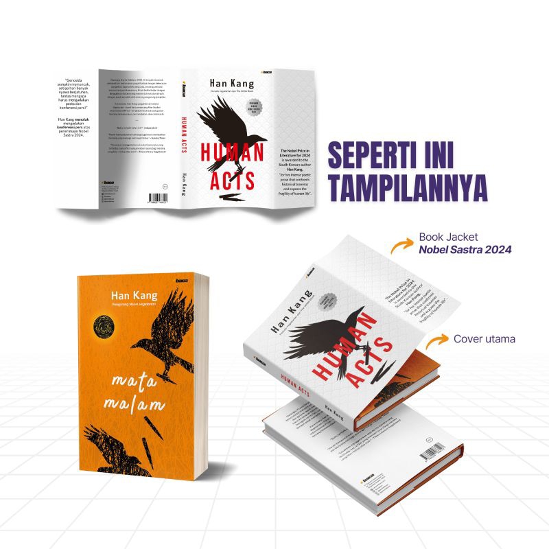 Buku Mata Malam - Han Kang | Human Acts - Han Kang
