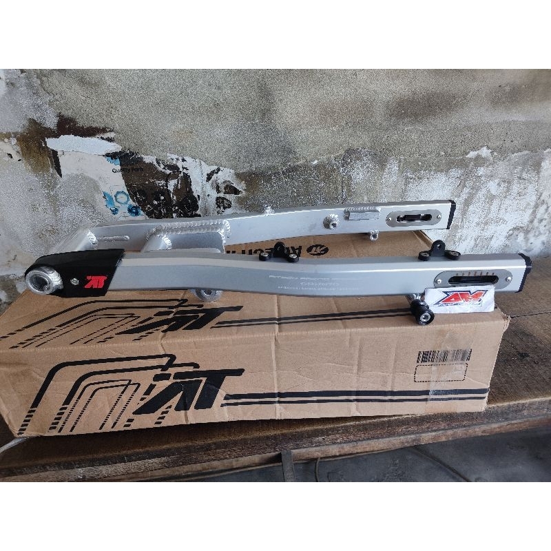 swing arm aitech racing Suzuki satria 2tak rgv double disk lengan ayun daily