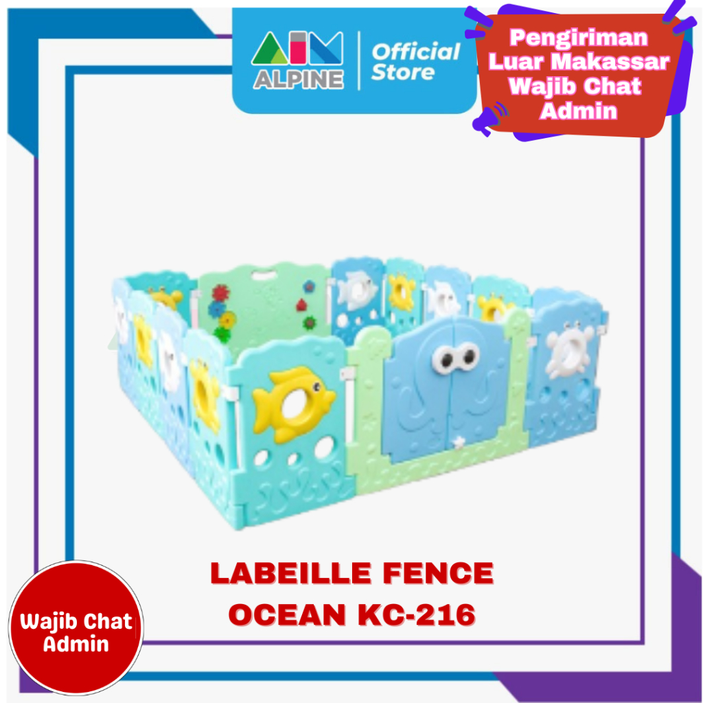 LABEILLE FENCE / PAGAR MAINAN ANAK (FREE ONGKIR KHUSUS KOTA MAKASSAR)