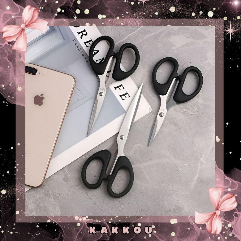 

Gunting Scissors Stainless Steel / Gunting Pemotong Kertas / Alat Pemotong Serbaguna / Gunting Serbaguna
